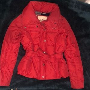 Hollister Belted Puffer Coat